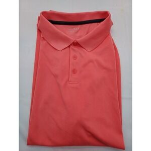 BCG Men's‎ Polo Gold Shirt Size 2XL Mineral Red Color Wicking Material